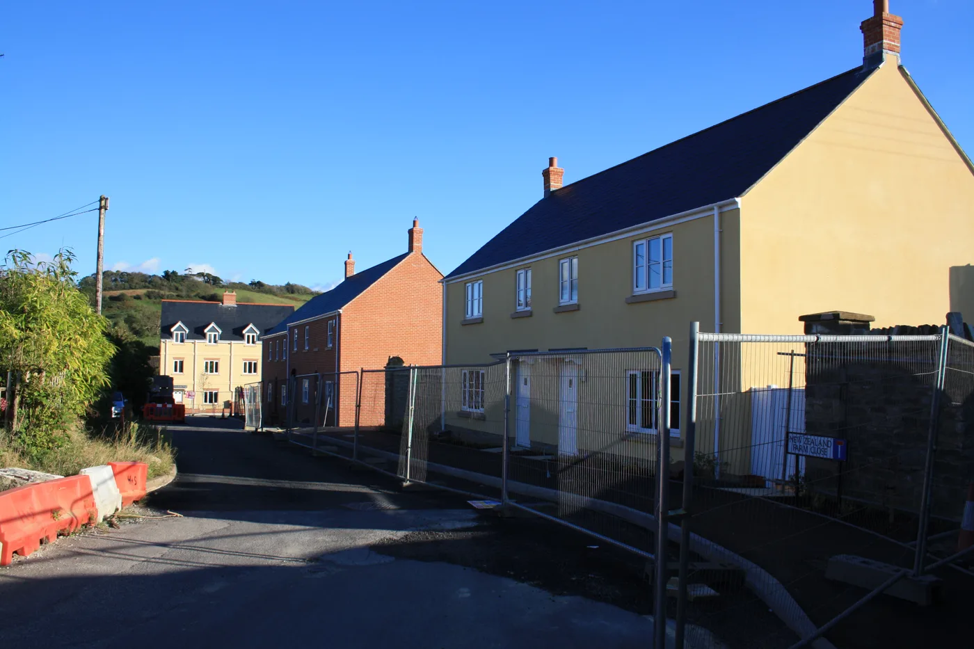 New houses at New Zealand Farm Close, Bridport. Dorset counts 636 of the 3,001 homes allocated in adopted Local Plans as deliverable within five years