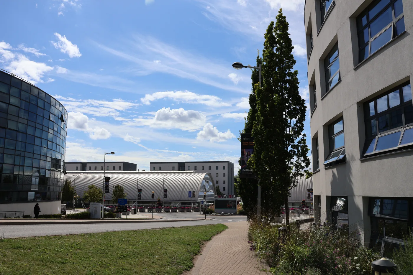 Buildings on the Brunel University of London campus in Uxbridge, where the blood sample study takes place